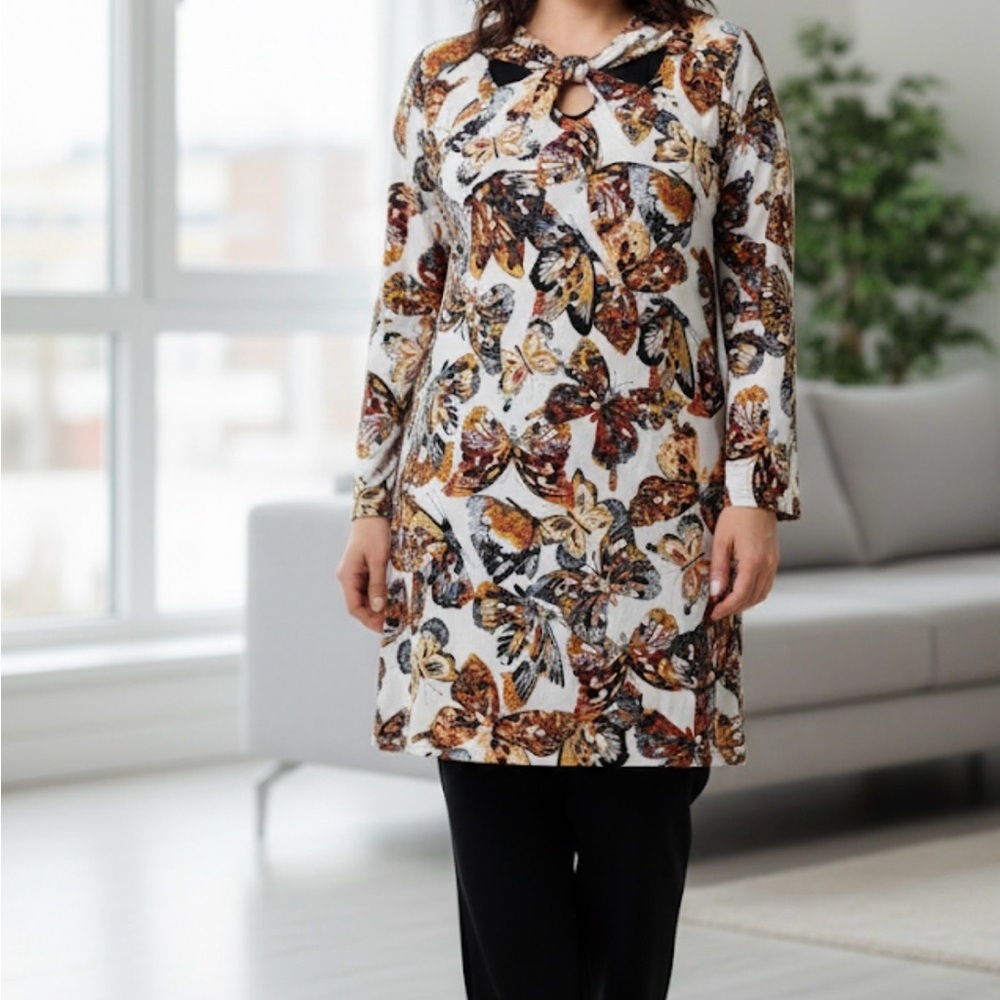 Floral Long Sleeve Dress